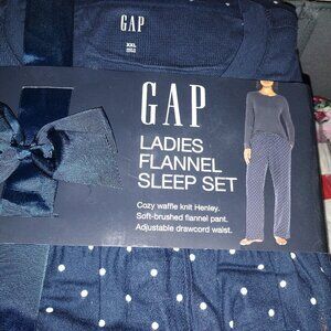 Gap ladies flannel sleep set ladies xxl